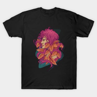 Pink n´ leaves T-Shirt